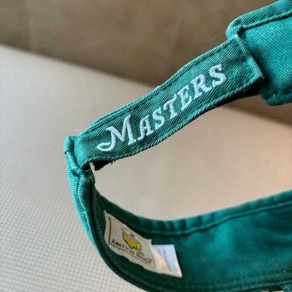 Masters Green Visor hat adjustable. One size - Picture 6 of 11